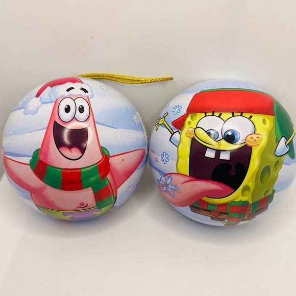 ORNAMENT SPONGE BOB AND PATRICK. OPENS LIKE EGG! - Picture 2 of 14
